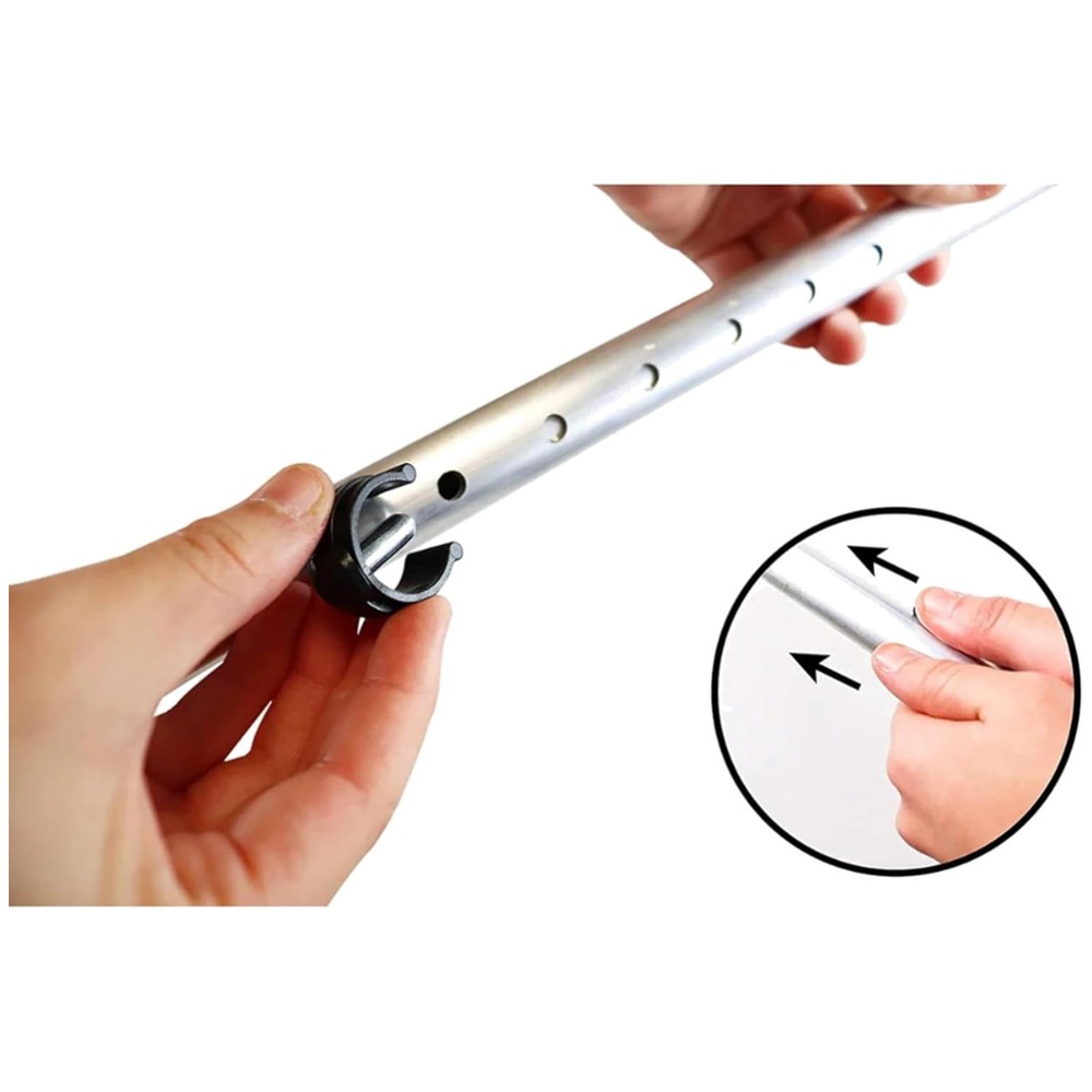 Adjustable Height Lightweight Elbow Crutches