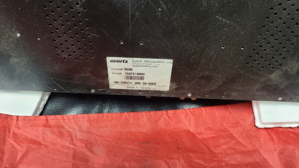 Evertz Graticule Generator Model 9590