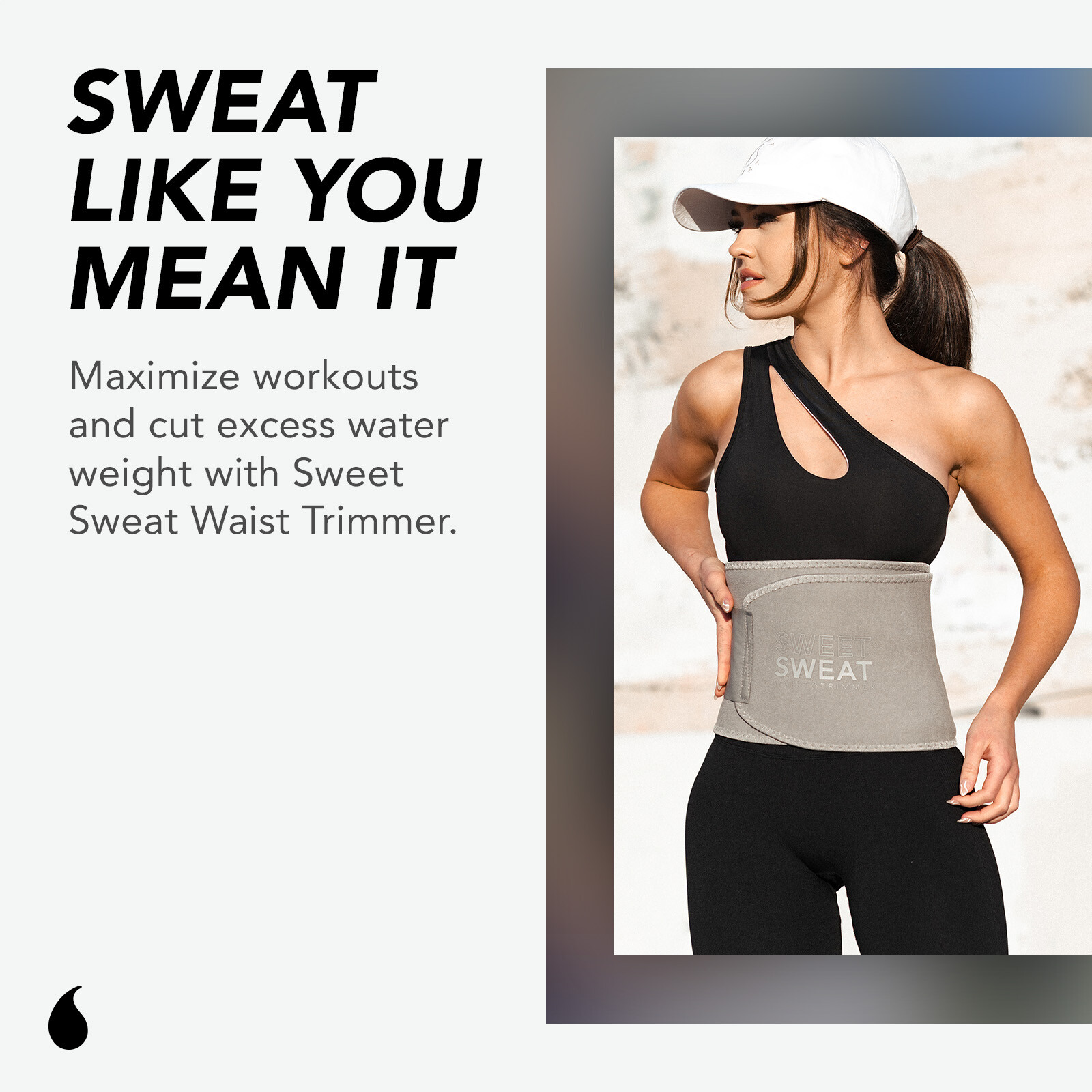 Sweet Sweat Waist Trimmer by Sports Research for Men & Women - Army Style - XL