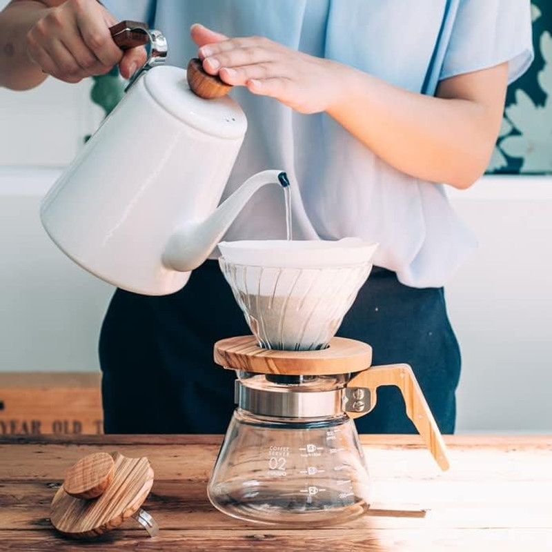 V60 Olive Wood Coffee Server, 400Ml