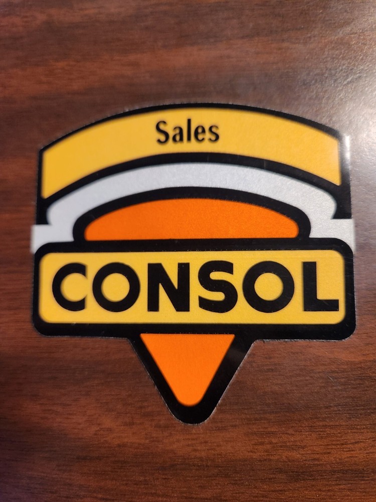 SALES SHIELD WHITE BACK CONSOL COAL MINING STICKER
