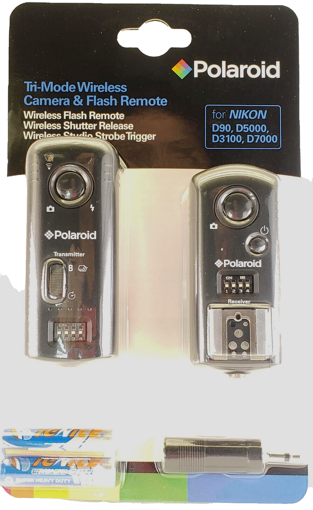 Polaroid Tri-Mode Wireless Camera & Flash Remote For Nikon D7000
