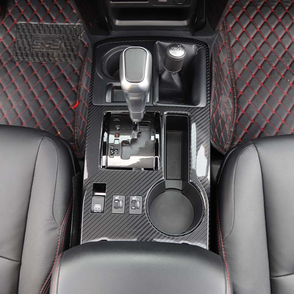 Car Center Console Gear Shift Box Panel Decoration Cover Trim For 4Runner 2010+