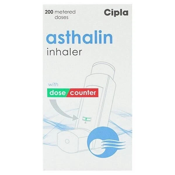 Asthaline - Asthma Albuteral Inhaler, 200 Puffs Pin | FAST DELIVERY