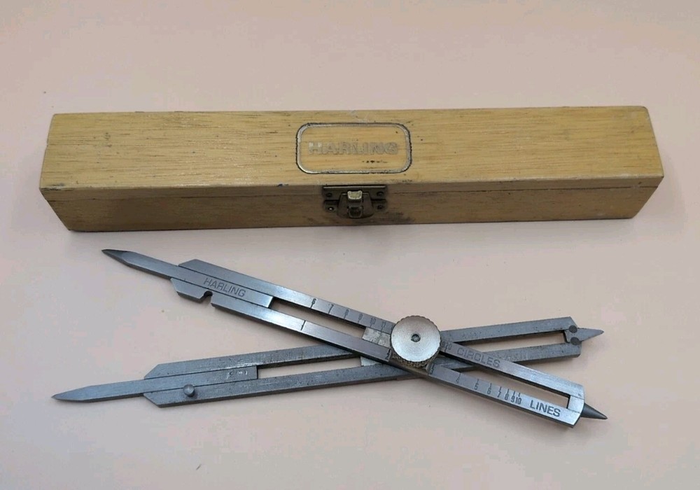 Vintage Harling Drafting Tool In Box