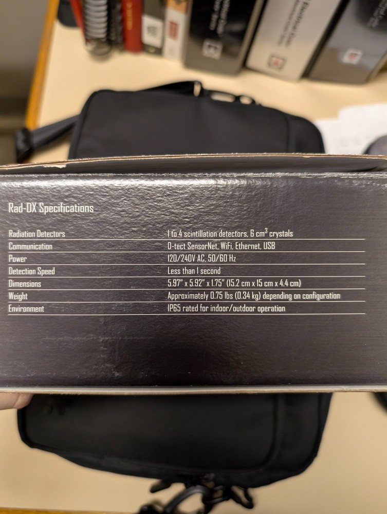 D-tect Systems Rad-DX Wireless Mesh Networked Radiation Detector