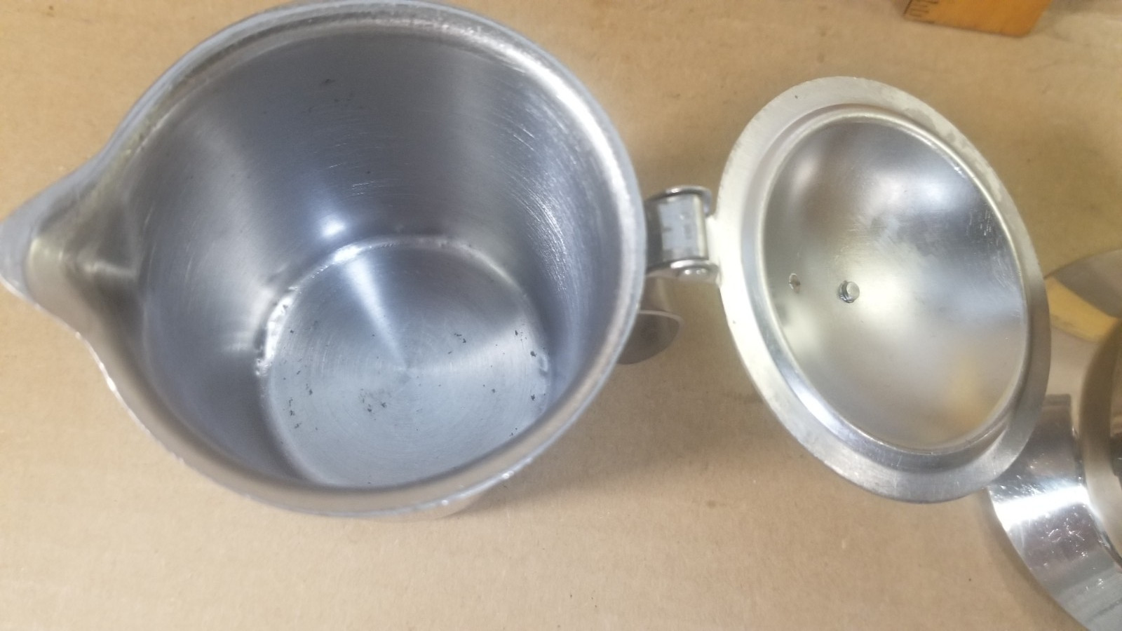 3 POLAR 133 HALCO S-202 Stainless Steel Creamer Cups