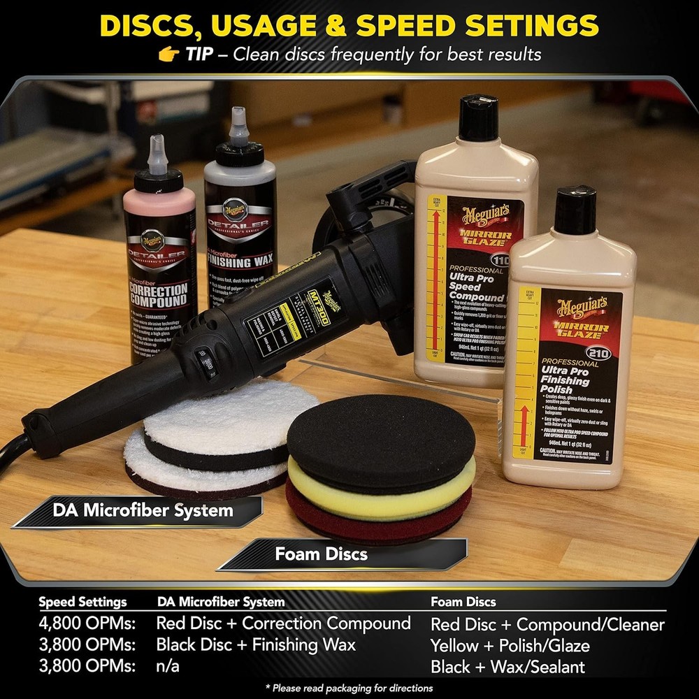 Variable Speed Dual Action Polisher, Professionally Designed Car Scratch Remo...