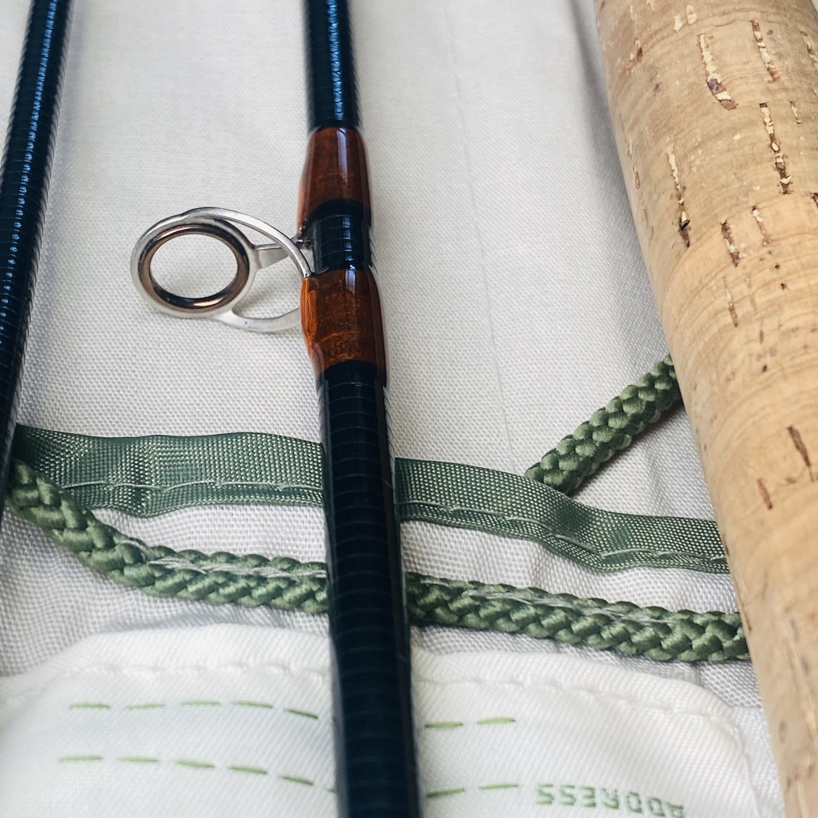 Orvis Superfine TOUCH 763-4 7’6” 3wt Fly rod w/Tube Case Sock Excellent++