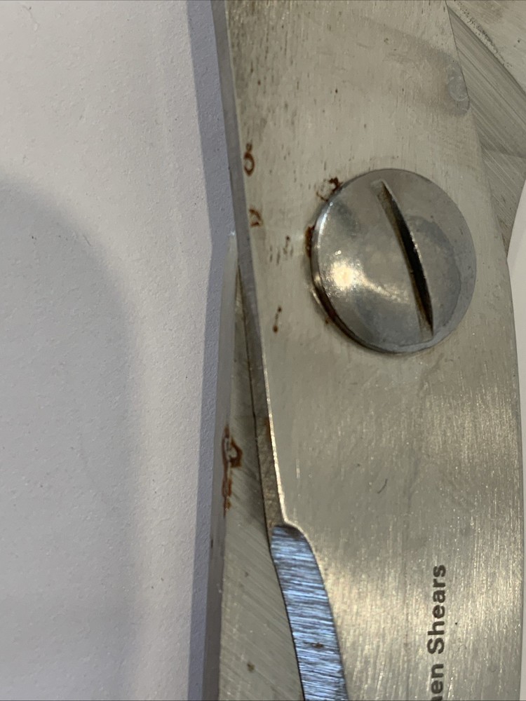 Aokeda CHEF KITCHEN SHEARS Scissors Spring Loaded Wood Handles