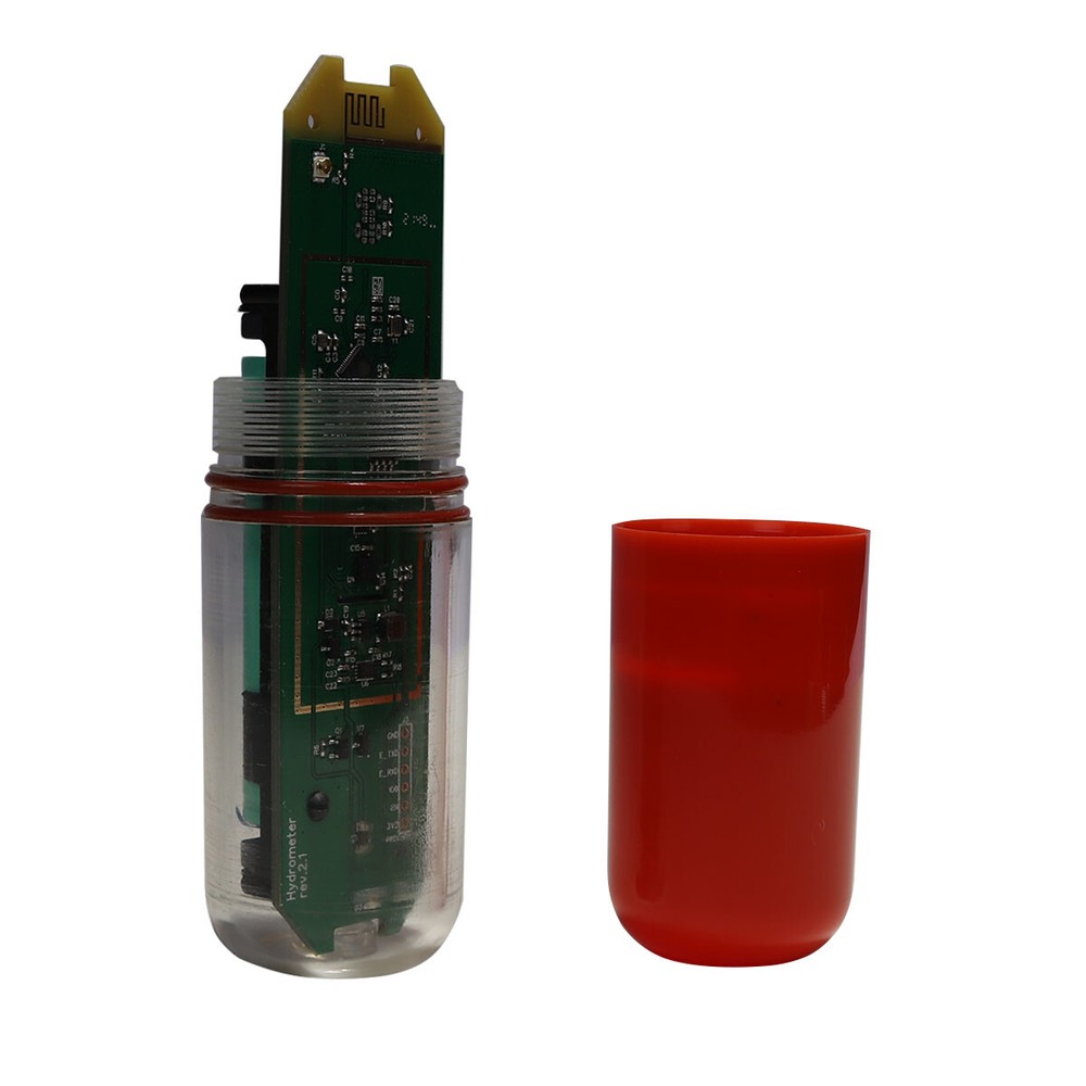Red RAPT PILL Hydrometer & Thermometer Wifi Bluetooth Including 18650 Battery