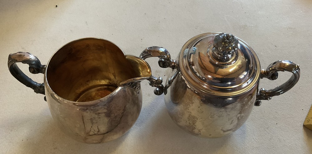 WM RODGERS Cream & Sugar Used