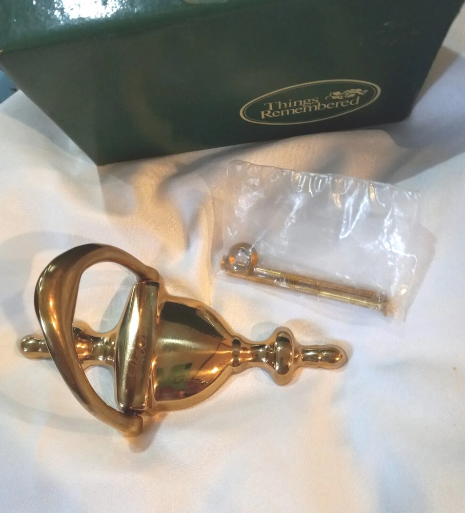 Brass Door Knocker. Things Remember Spain. MONOGRAM.. PACHECO