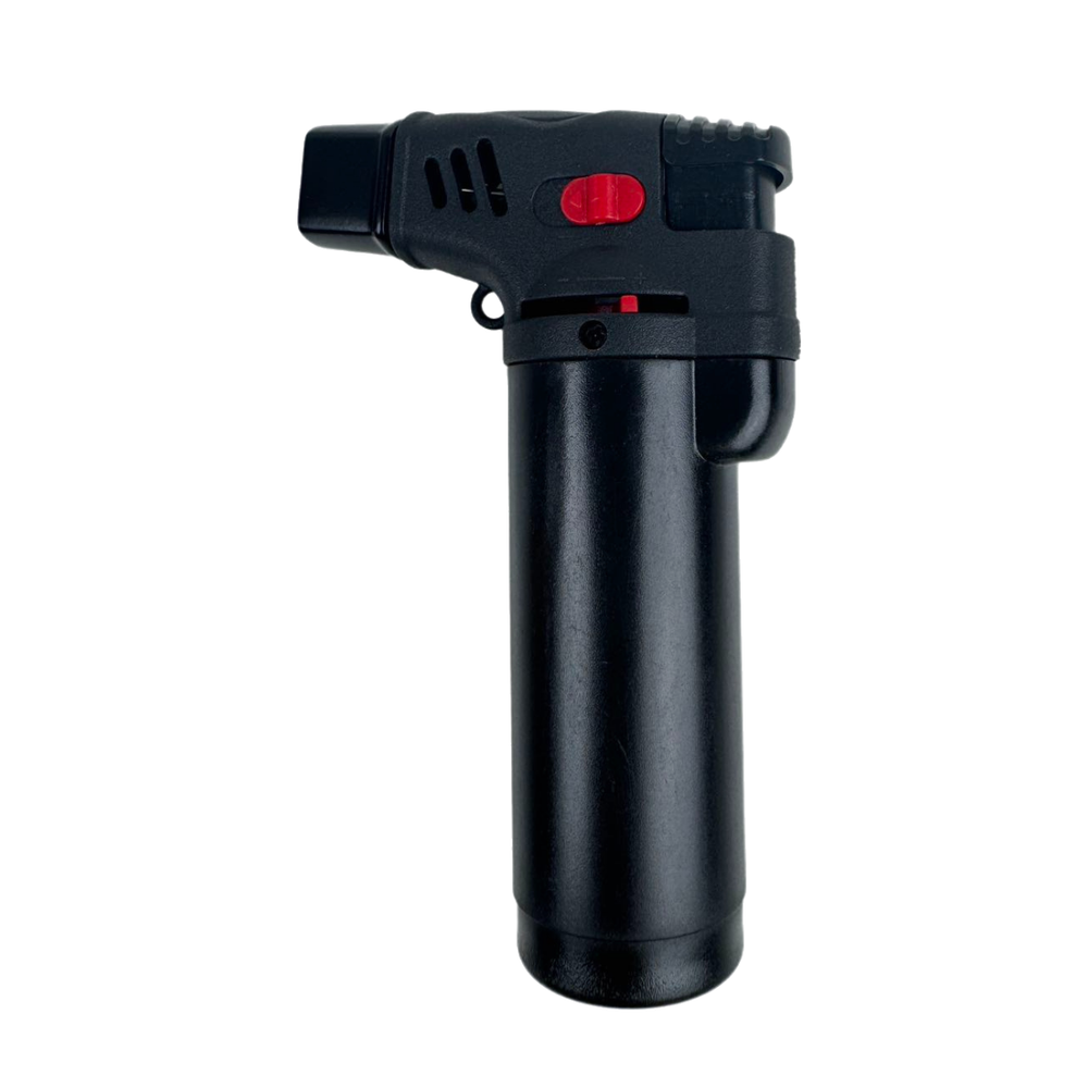 3 Pack Jumbo 4" Double Jet Flame Torch Gun Lighter Refillable Lockable Windproof