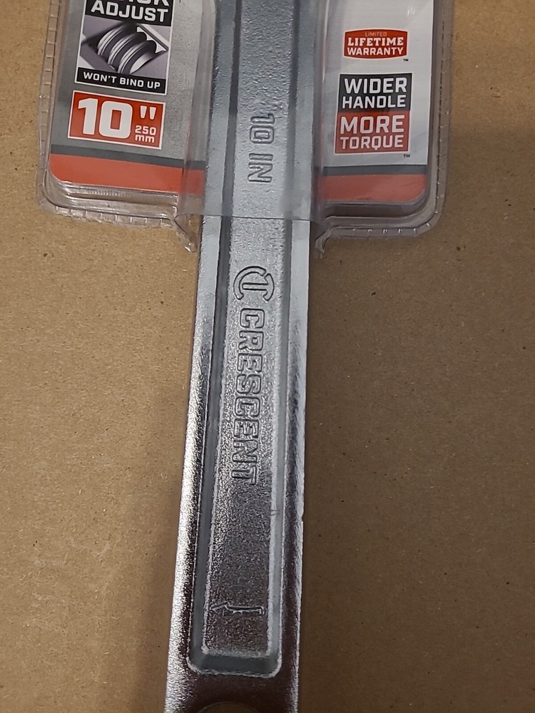 NEW Crescent 10 In. Adjustable Wrench AC210VS Crescent AC210VS Quick Adjust
