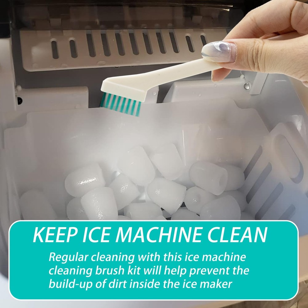 10 Pcs Ice Machine Cleaning Brush Kit, Maker Cleaner Tools Multicolor