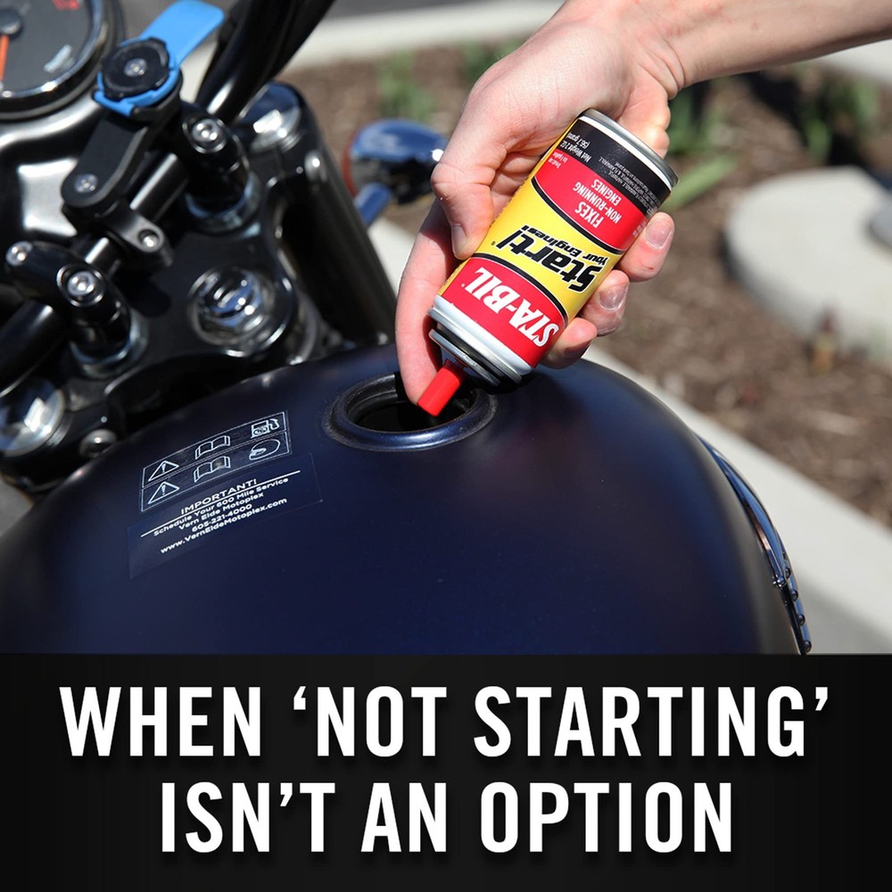 STA-BIL Start Your Engines! - Fixes Non-Running Engines - A 2 fl oz, Black