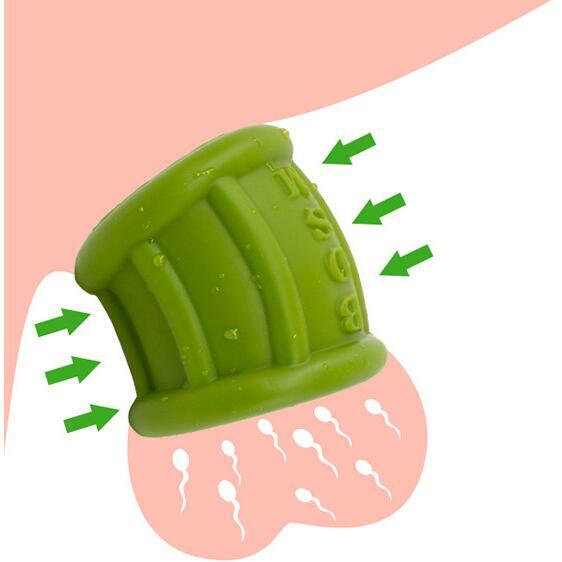 Silicone Ball Scrotum Stretcher Enhancer Squeeze Testicle Ring Delay Ejaculation