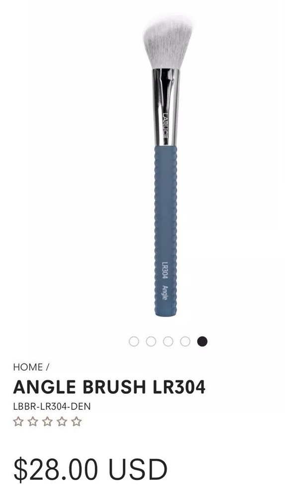 3-PC LARUCE LR304 Angle , LR002 Flat Shading & LR117 Angled Shading Brushes $70