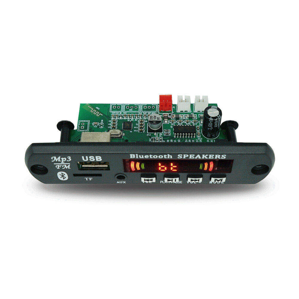 Wireless 12V WMA 2*15W Amplifier MP3 Decoder Board Audio Module USB TF Radio