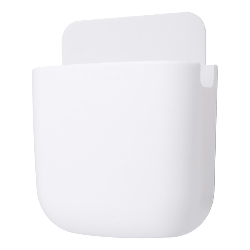 Wall Mount Storage Box Holder Wall Haning Adhesive Remote Control Containers