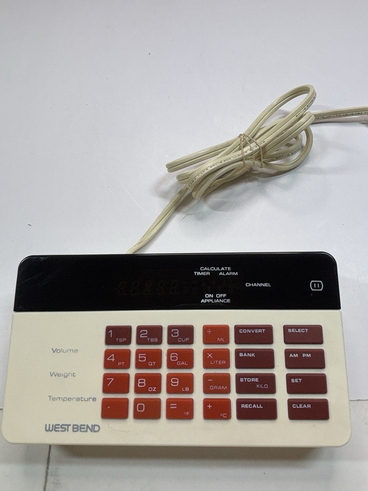 Vintage West Bend Kitchen Controlle Mult-function Advanced Appliance