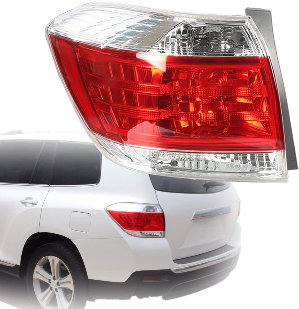 1-Pack Rear Left Tail Light Brake Lamp Assembly Replacement for Highlander