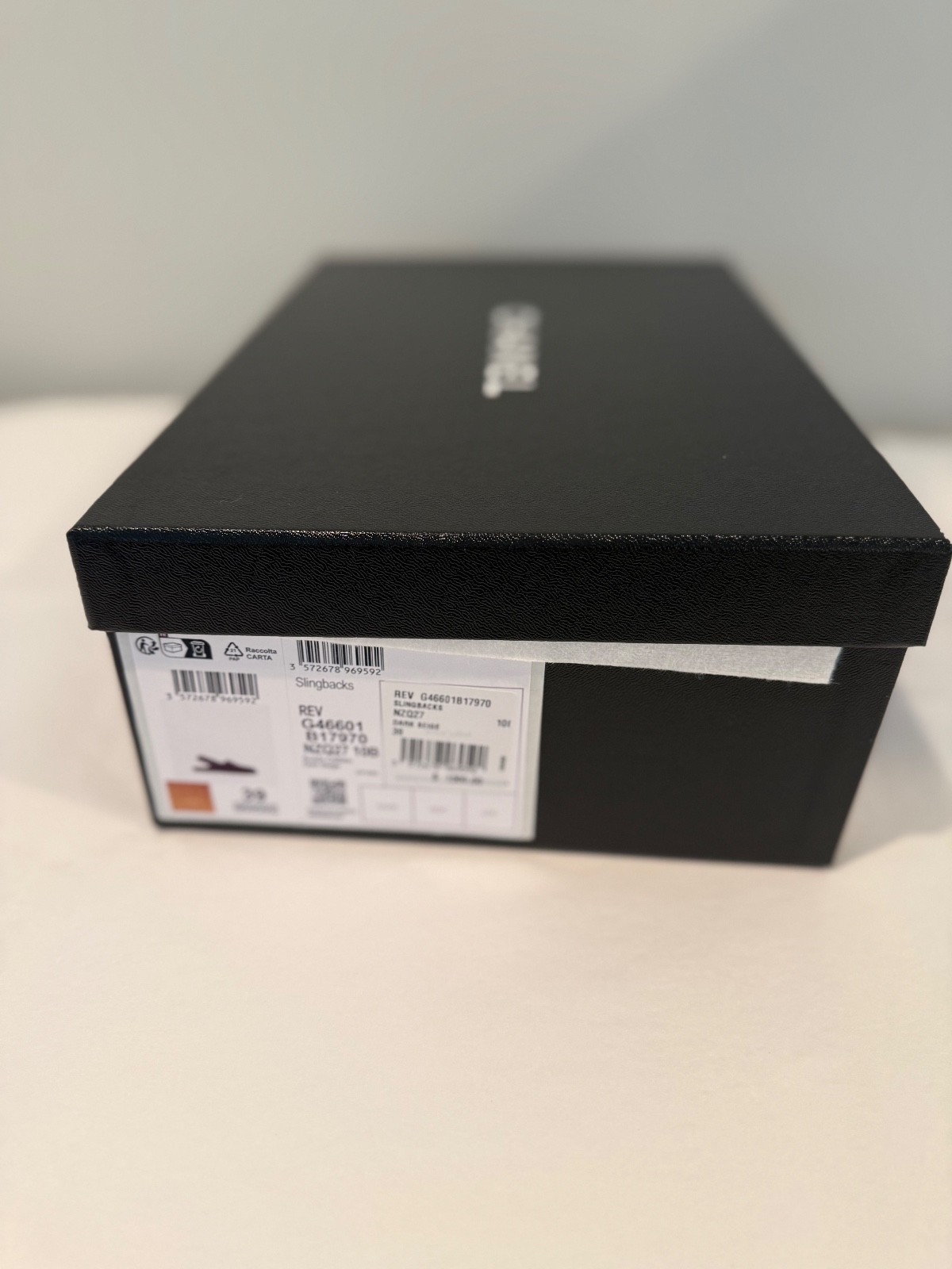 Authentic Chanel 12" x 8" x 4" Shoe Box With Tissue