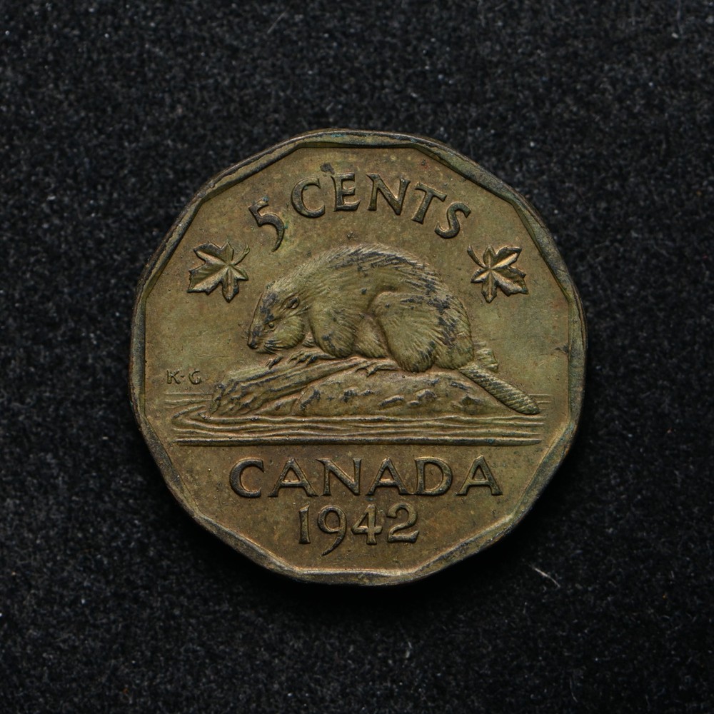 1942 Canada Five Cent (bb19028)