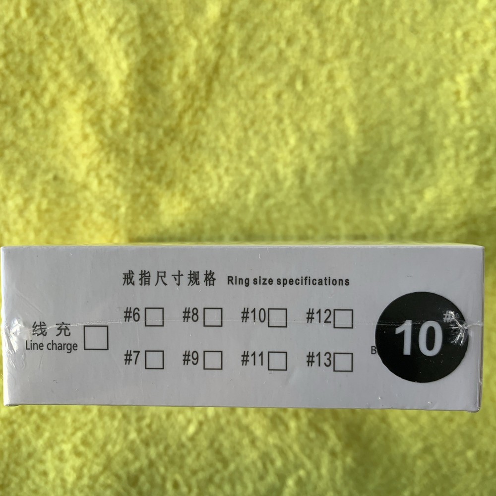 Smart Ring Size 10, Black (New in the Box)