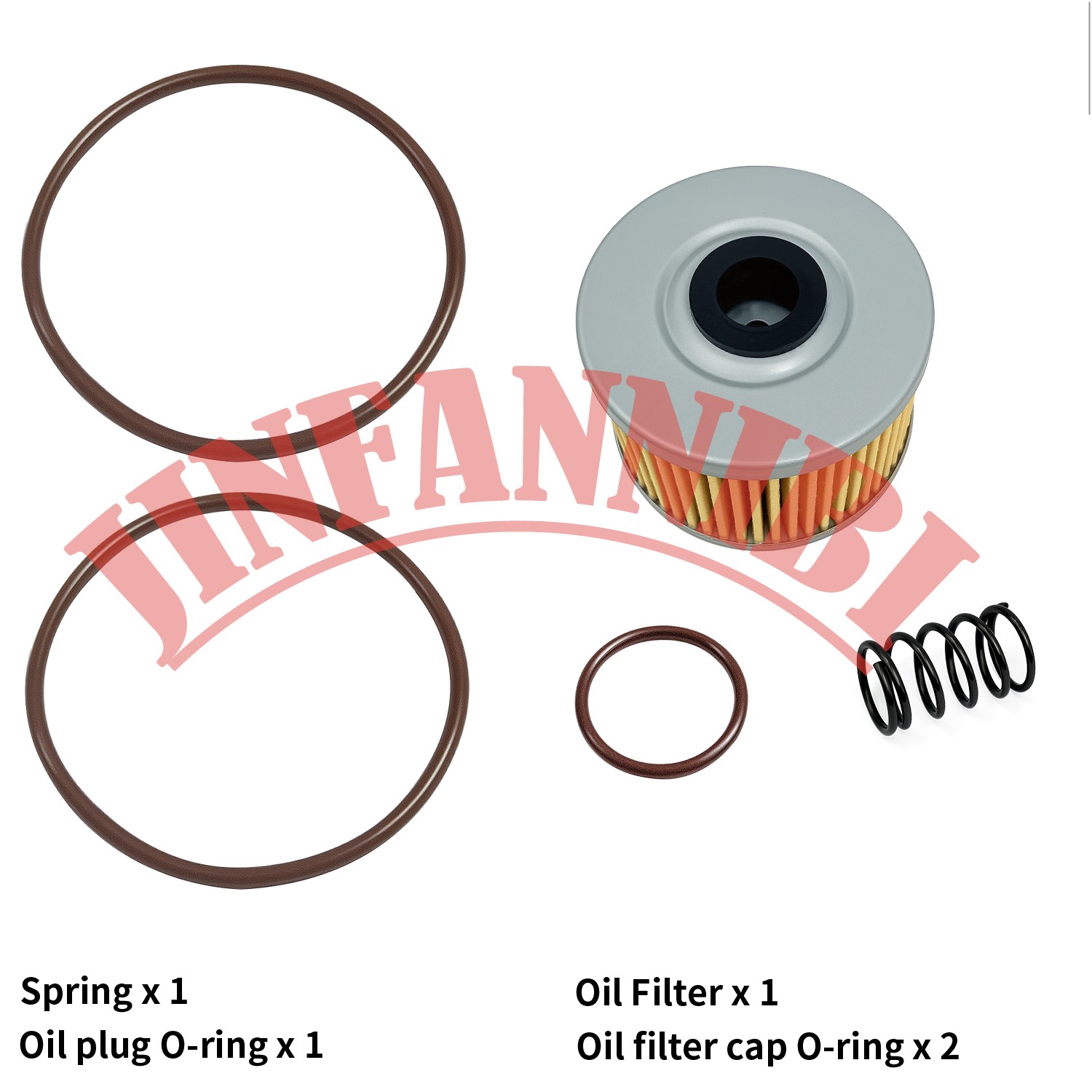 Oil Filter Kit for Kawasaki KX450F 2006-2015, KFX450R 2008-2014, KLX450R 2008-15