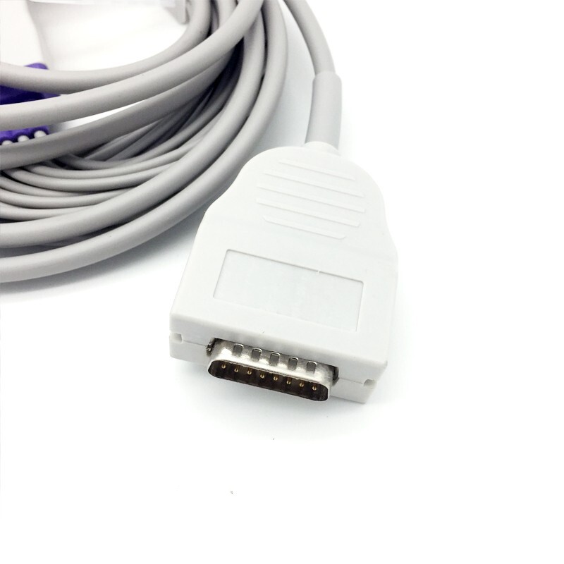 EKG Leadwire Cable 10-Lead,for Mortara Burdick E350/E550/E560/EK10/Eclipse/Elite