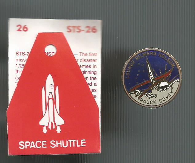 STS-26 DISCOVERY   LAPEL PIN