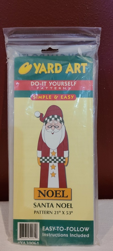 Yard Art Santa Noel Pattern