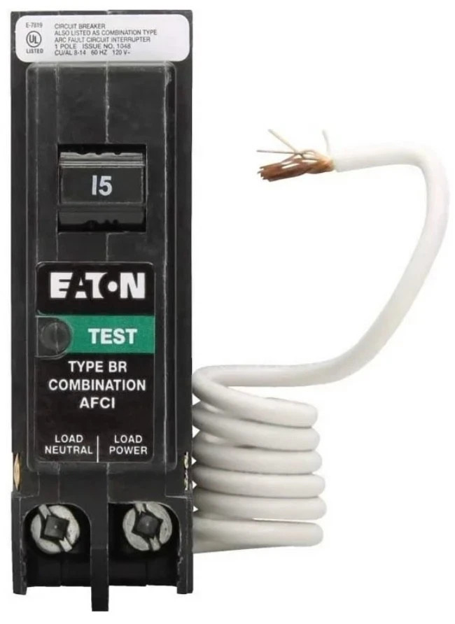 10PCS EATON CUTLER HAMMER BRN115AF 15A AFCI BREAKER (with pigtail wire) NEW