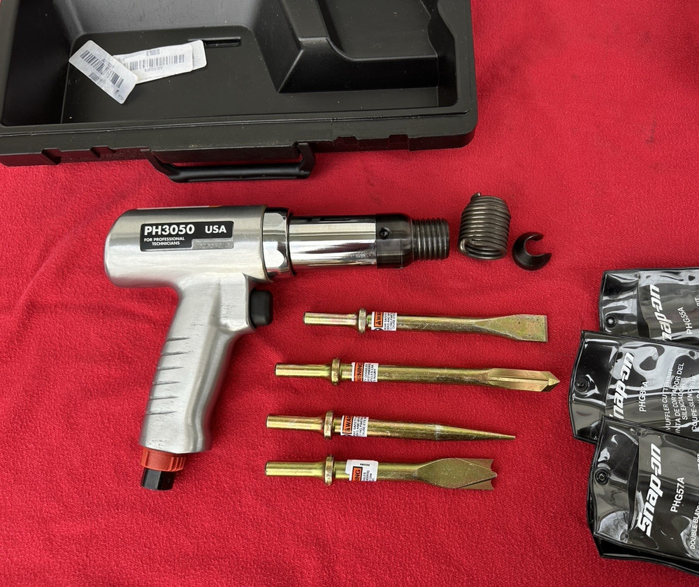 Snap-on Air Hammer PH3050 Set with Bits NOS
