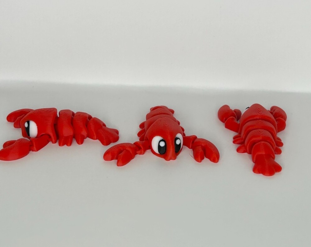 3D Printed Jiggle Pet Lobster