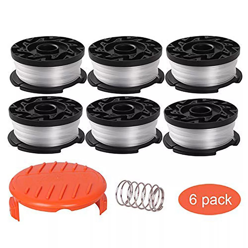 Replacement for BLACK+DECKER AF-100 Weed Grass String Trimmer Spool Line + cap