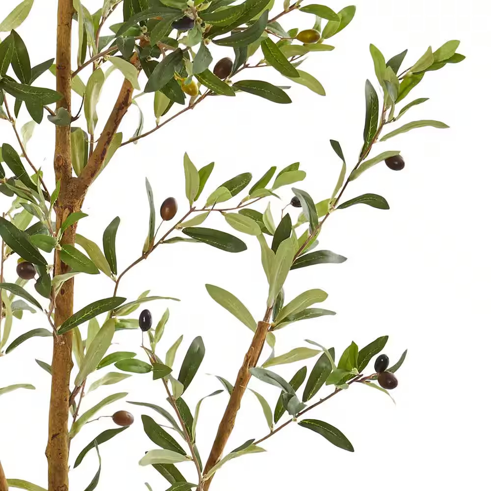 Indoor 82 In. Artificial Olive Tree