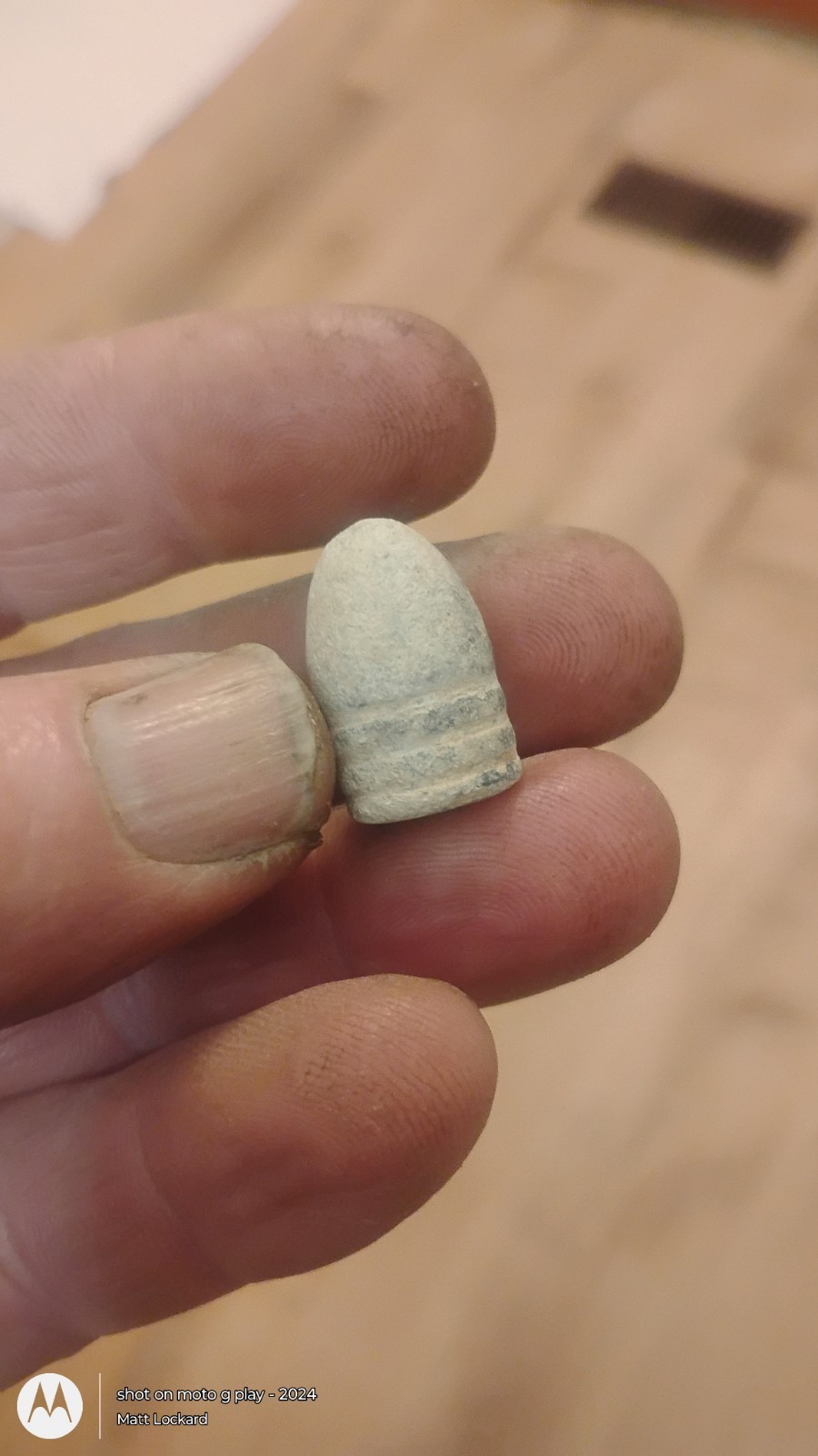 Civil War Gatling Gun Bullet M&M #142