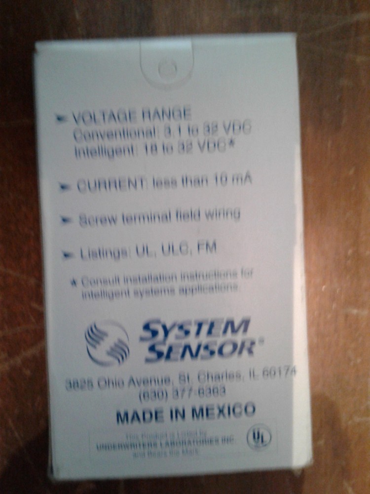 "NEW" System Sensor Remote LED Annunicator Model RA400Z