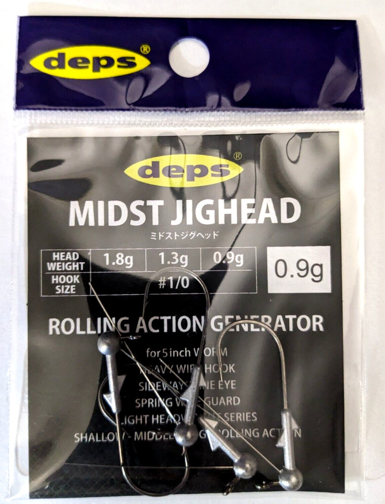 Deps Midst Jig Head Weedless Mid Bottom Hover Strolling JDM