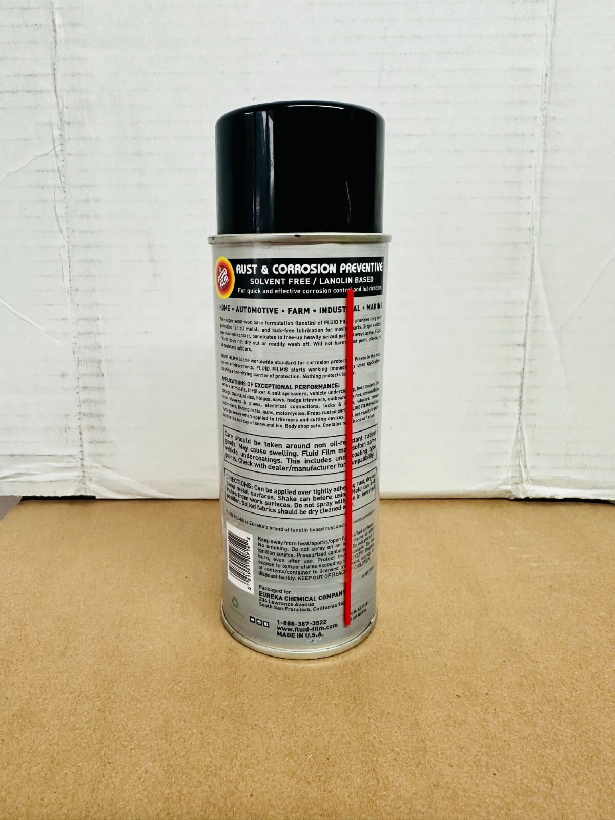 Fluid Film AS11B Black Undercoating Spray Rust Inhibitor Protection Black 6-Pack