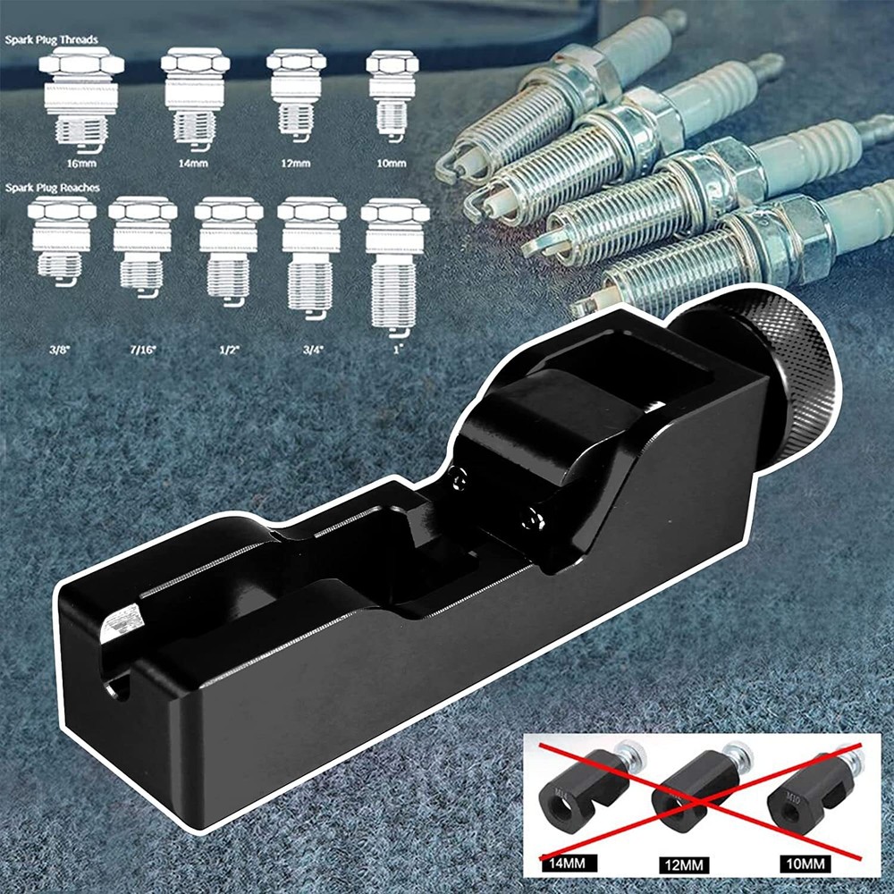 Universal Matte Engine Spark Plug Gap Tool Gapping Gapper - 10mm 12mm 14mm 16mm