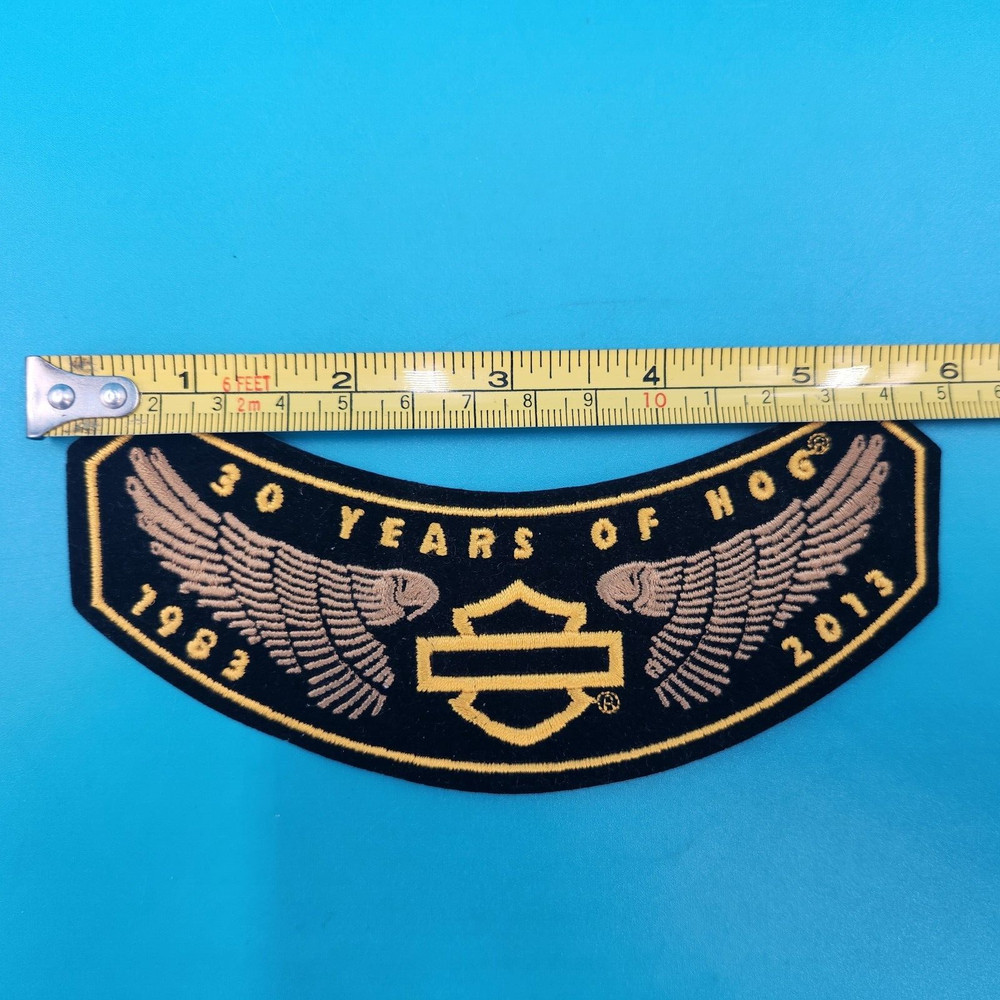 HARLEY DAVIDSON MOTORCYCLE OWNERS GROUP HOG 2013 Jacket Patch 30 years