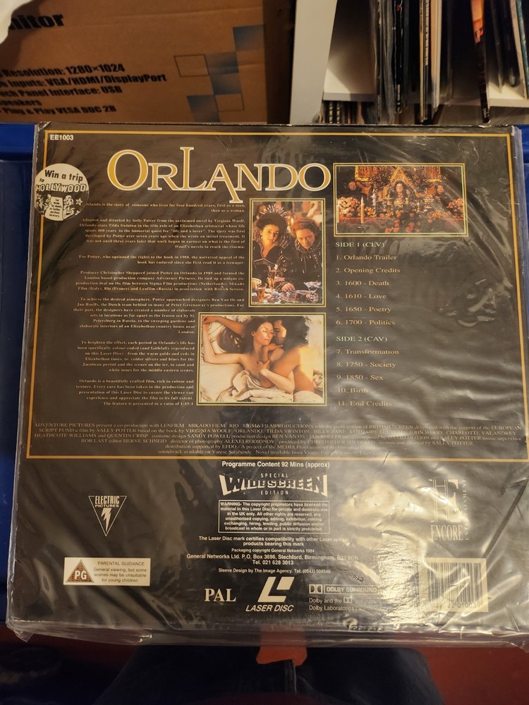 Orlando Laserdisc