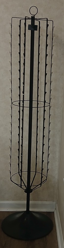 Revolving Spinner Rack 108 Clips Rotating Display Stand