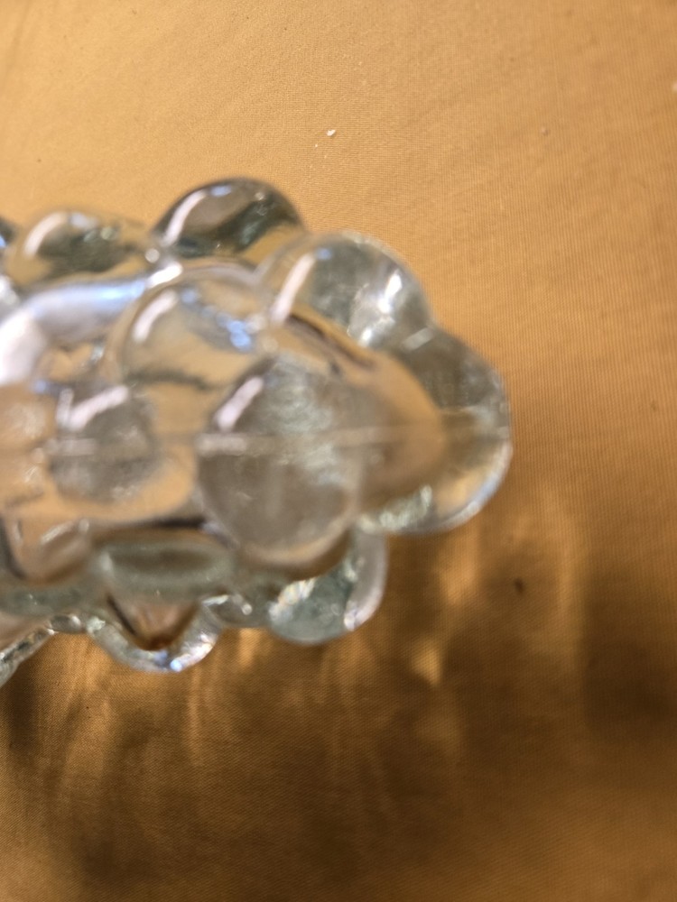 Vintage Grape Cluster Shaped One Serving Wine.bottle With Cork
