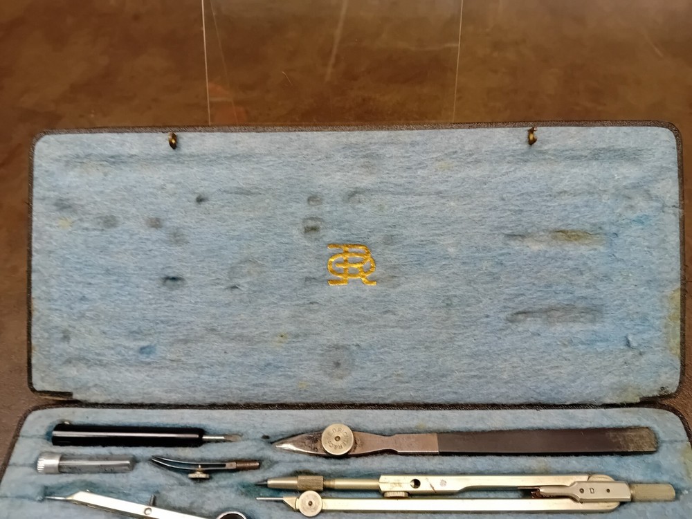 Vintage E.O.Richter & Co Precision Technical Drawing Set D-VII
