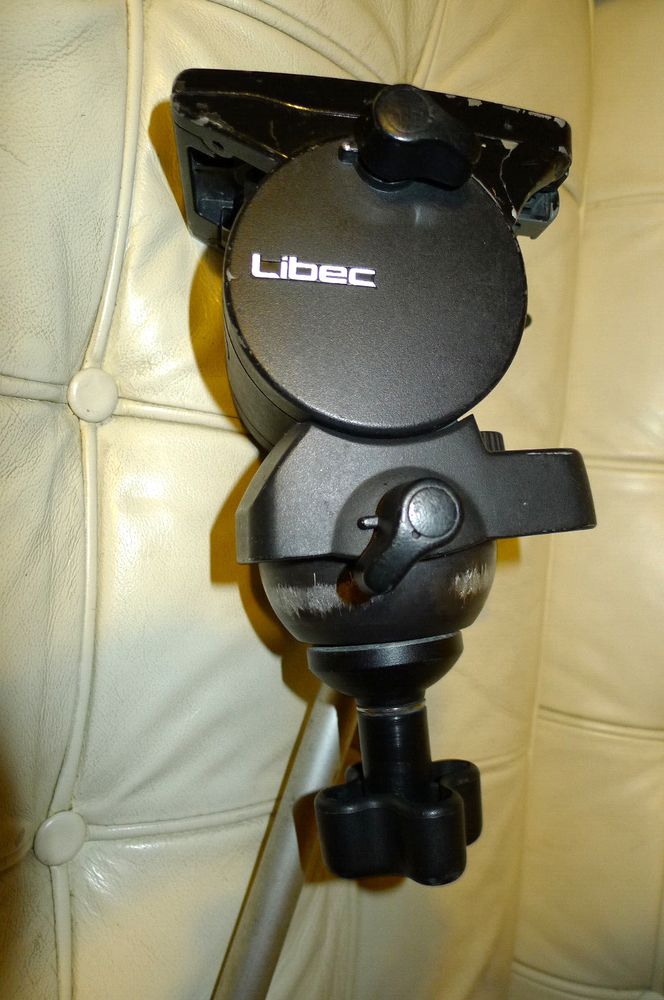 Libec RH25 Head with Pan Handle, Camera Plate, Good